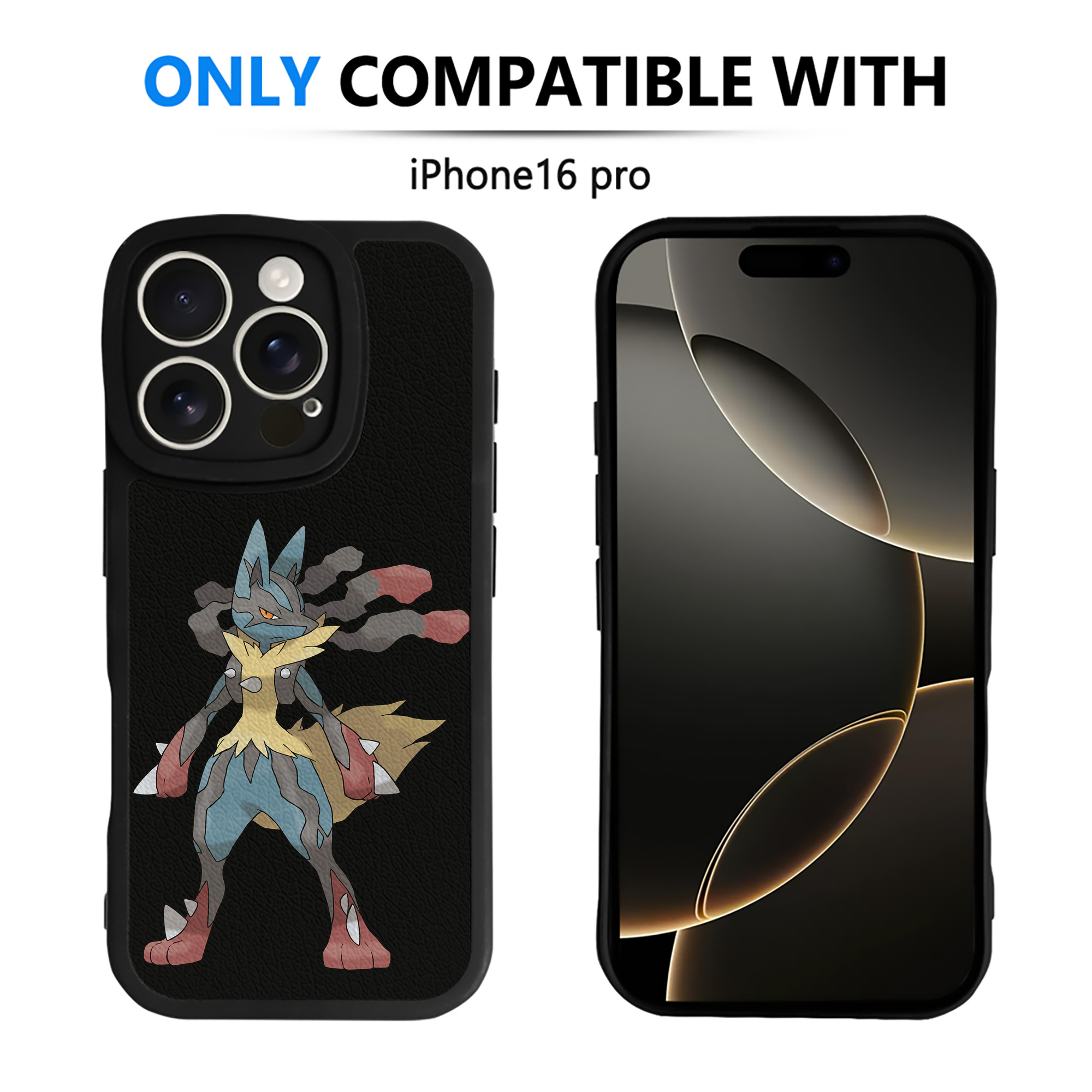 （画像用） ポケットモンスター Pokémon 【iPhone 16シリーズ対応】シリコンスマホケース（レザー調） 材質：シリコン